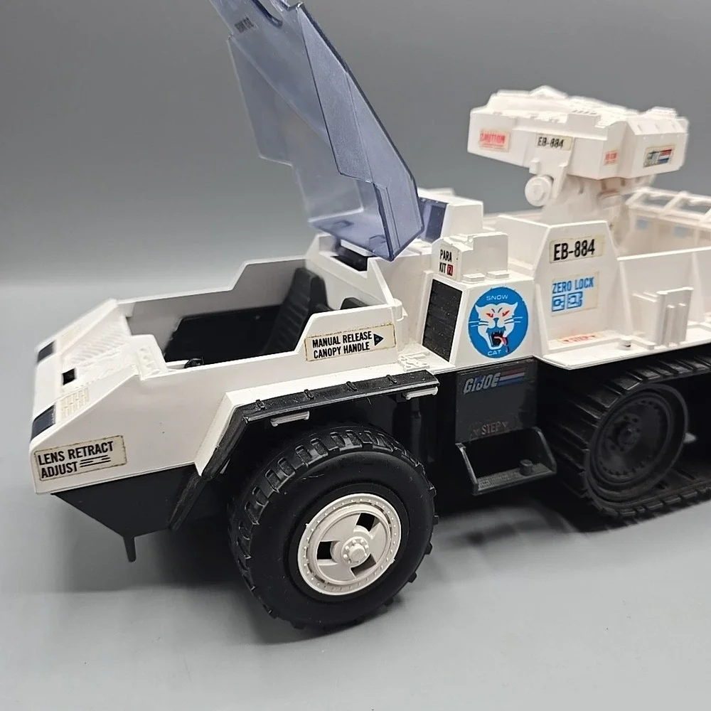 1985 Snow Cat Arctic Vehicle Vintage G.I. GI Joe 3.75 ARAH Lot Incomplete